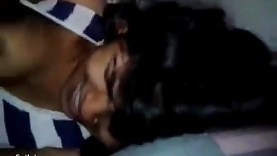 Horny south indian girl gets her boobs licked