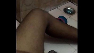 Desi indian guy masturbating in bathroom