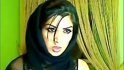 Pakistaanse amateur babe Op Webcam masturbatie