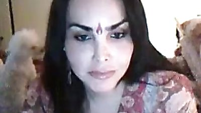 indyjski lady Na wideo