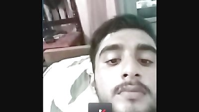 Indian boy showing his masturbation through cam