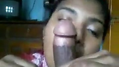 Indian Cheating Maid Blowjob To Owner