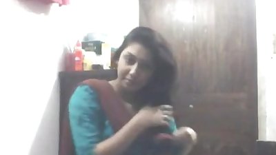 Sexy bengalí babe en shalwar en la masturbación