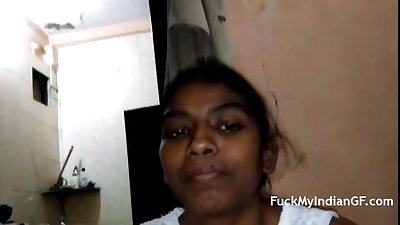 Tamil india GF babe dando mamada Porno Video