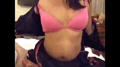 Hot Indian girl Showing Big Boobs n Putting in Condom on Dick