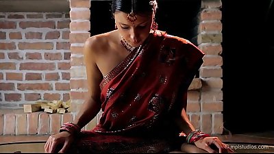 Hermosa flaco india Adolescente erótica la danza & fingerfucking