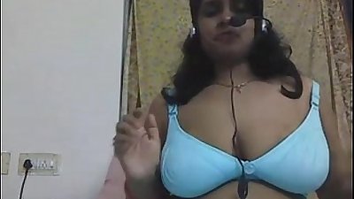 indien amateur Gros Boob poonam Bhabhi sur Live cam montrer se masturber