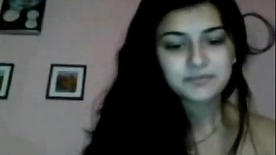 desi Menina mostrar Ela fora no webcam - mais Vídeos no viralvideozin