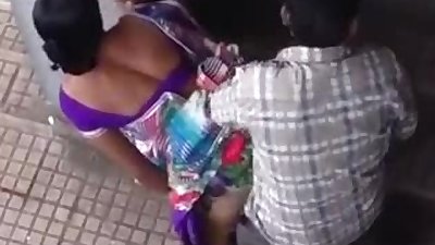 indyjski publicznych Seks złapali W ukryte Kamery